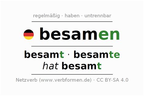 besamen bedeutung|besamen – Wiktionary.